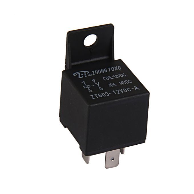 Car Truck Auto Automotive DC 12V 40A 40 AMP SPST Relay Relays 4 Pins