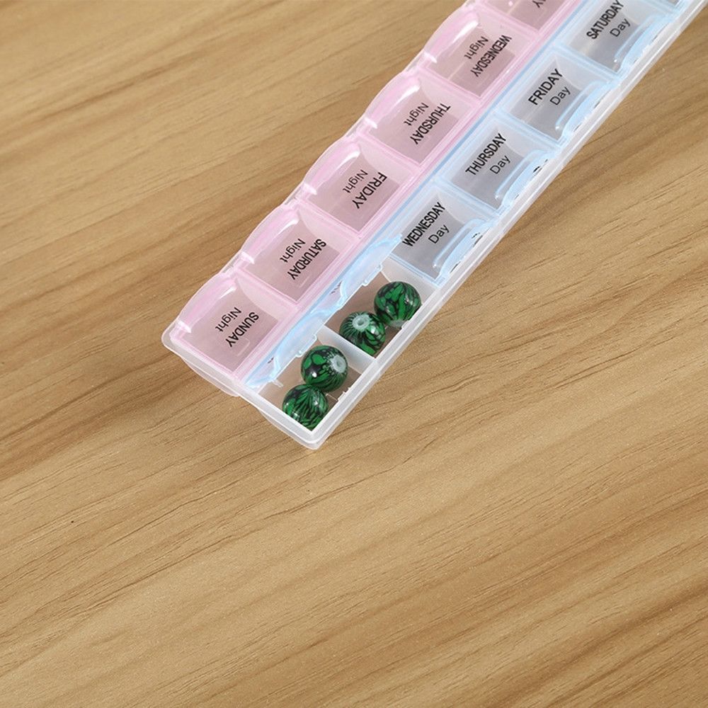 7 Day Pill Box Medicine Tablet Dispenser Organizer Weekly Storage Case For AM PM