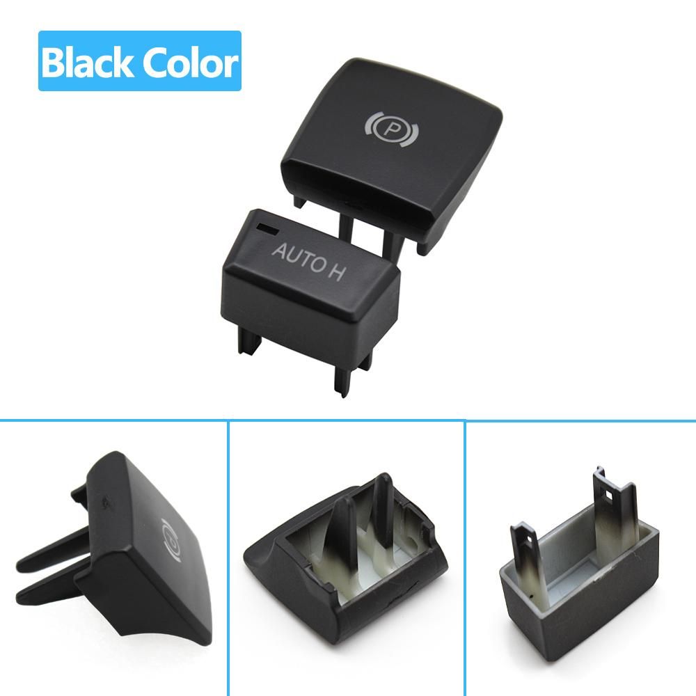 Car Handbrake Electronic Parking Switch AUTO H Button Cap Cover Replacement For BMW X5 X6 E70 E71 E72 2007-2013 61319148508
