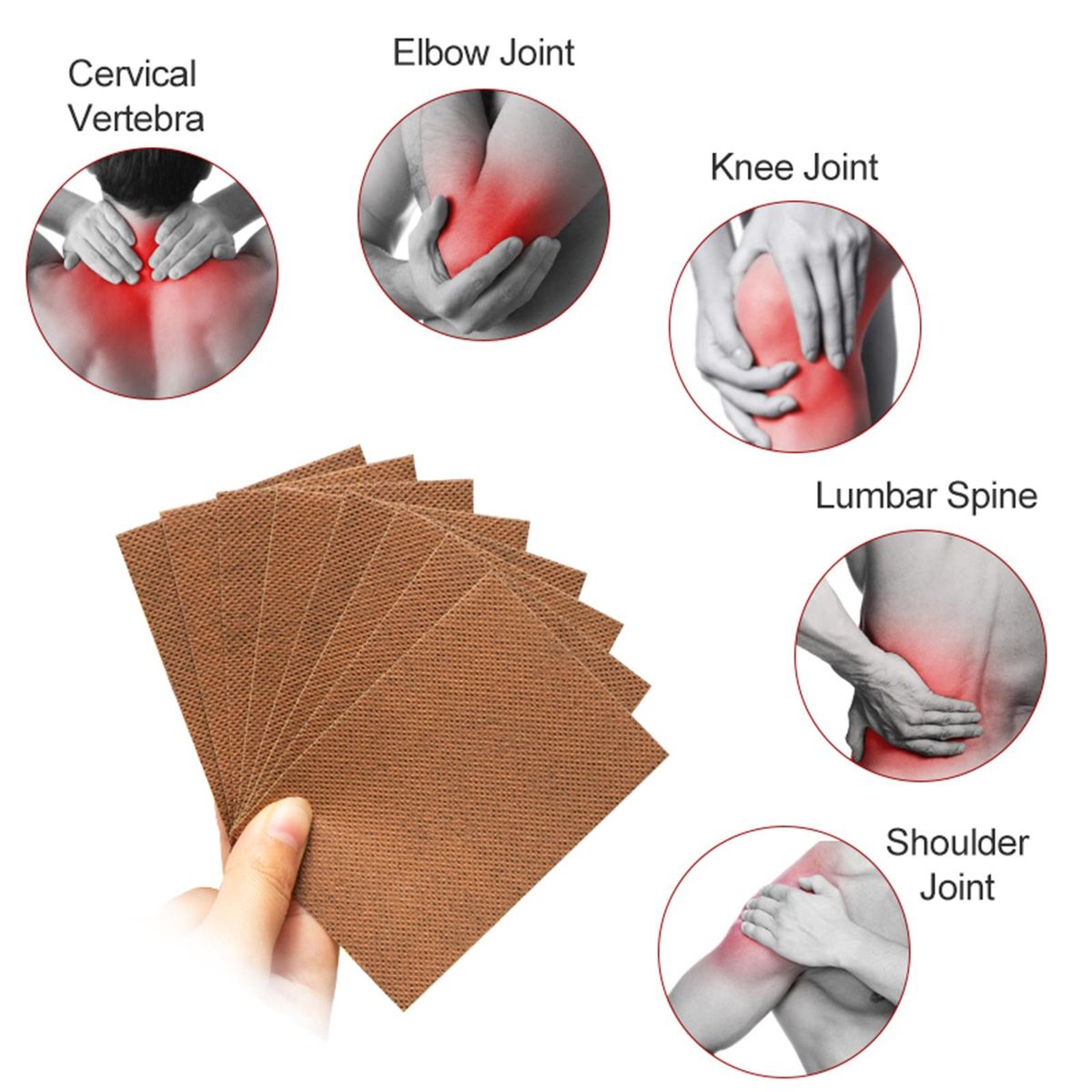8pcs Tiger   Arthritis Muscle Body Plaster Patch Pad