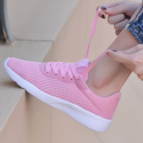 Women Running Shoes Lightweight Breathable Sneakers(Pink)