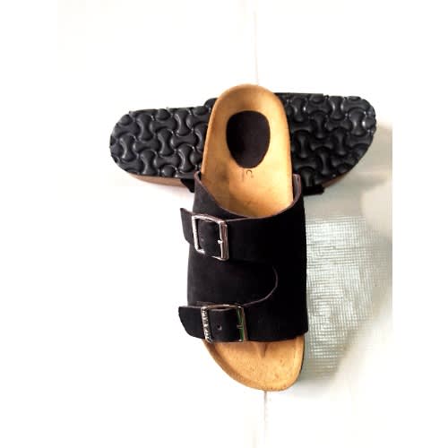 Men Suede Berkinstock Adjustable Slippers