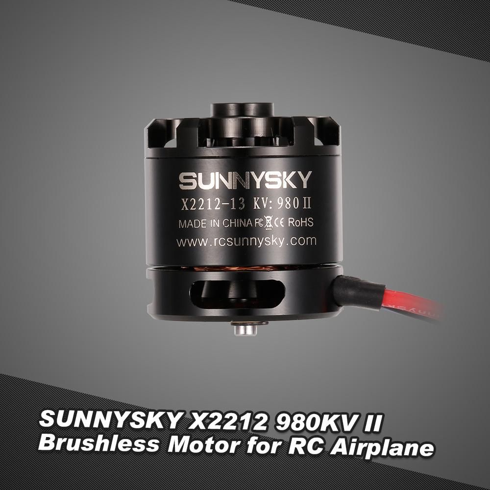 SUNNYSKY X2212 980KV II 2-4S Brushless Motor for RC Airplane Fixed-wing Aircraft