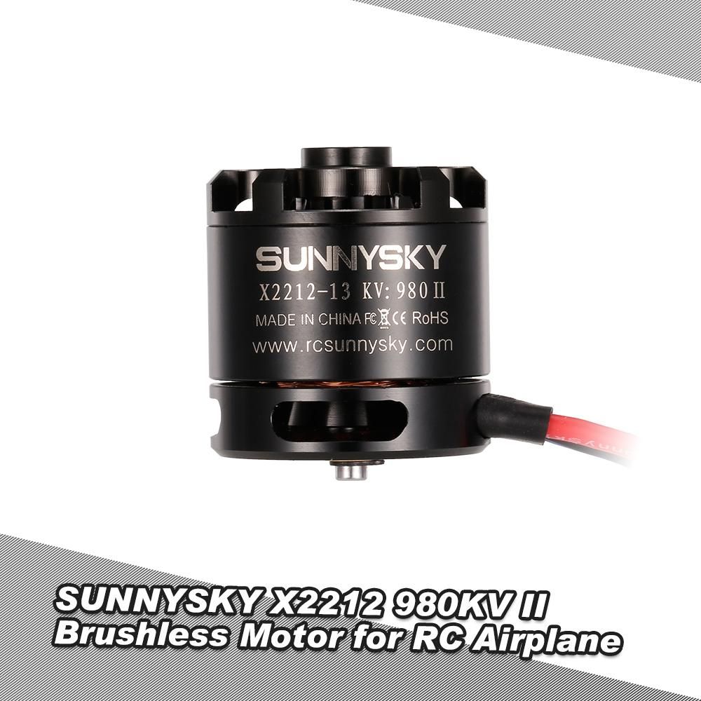 SUNNYSKY X2212 980KV II 2-4S Brushless Motor for RC Airplane Fixed-wing Aircraft