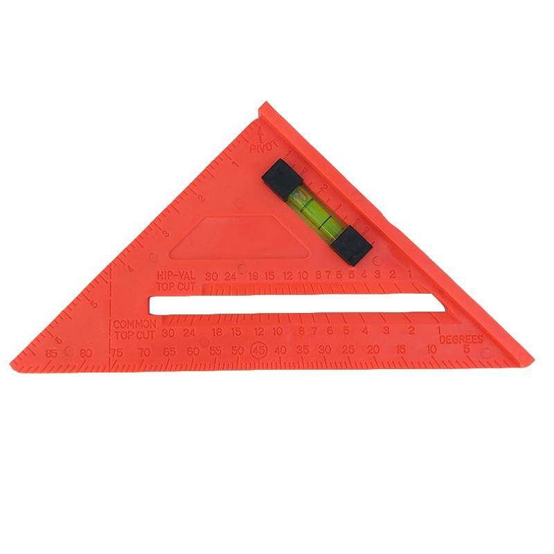 7 Inch 12CM Woodworking Triangle Ruler Multifunctional Angle Square Ruler Carpenter Tools Speed Square Measuring Tools
