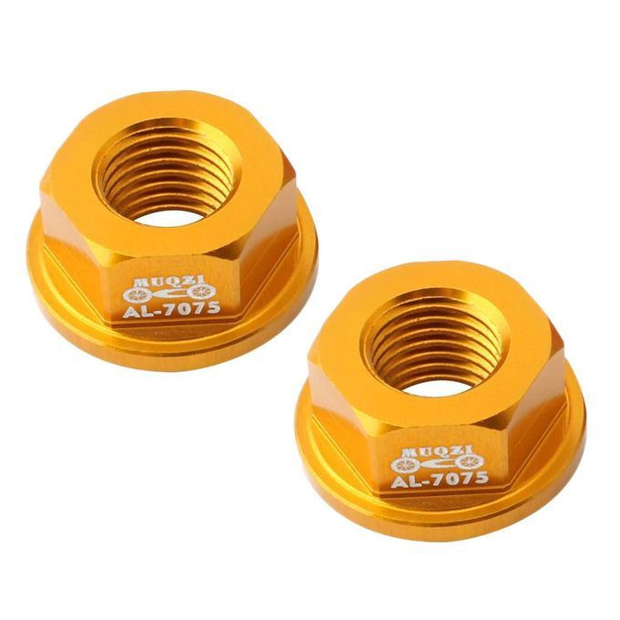 4 Pieces Aluminum Alloy M8 Bike Wheel Hub Axle Nuts For Kids Bicycle