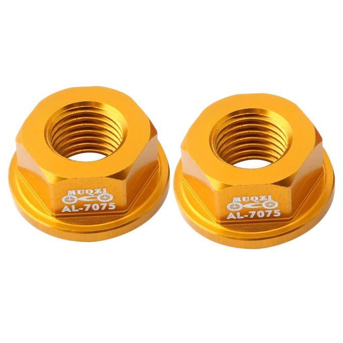 4 Pieces Aluminum Alloy M8 Bike Wheel Hub Axle Nuts For Kids Bicycle