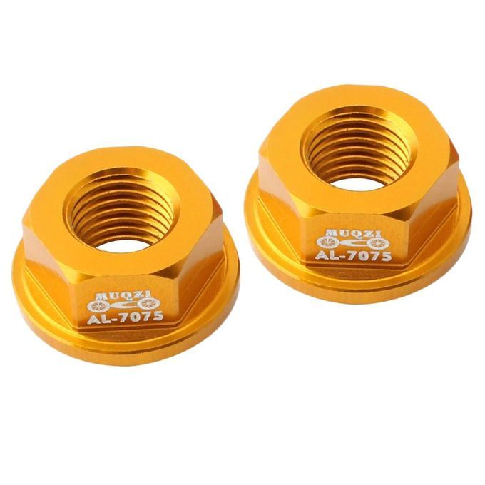 4 Pieces Aluminum Alloy M8 Bike Wheel Hub Axle Nuts For Kids Bicycle