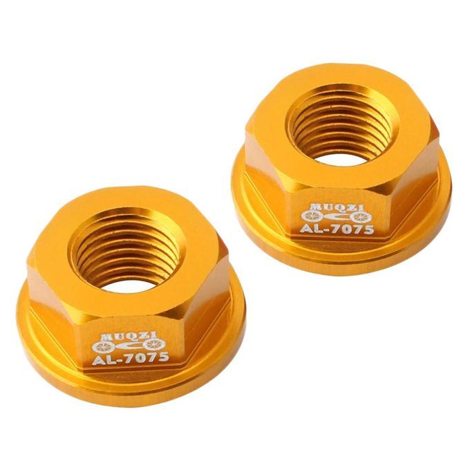 4 Pieces Aluminum Alloy M8 Bike Wheel Hub Axle Nuts For Kids Bicycle