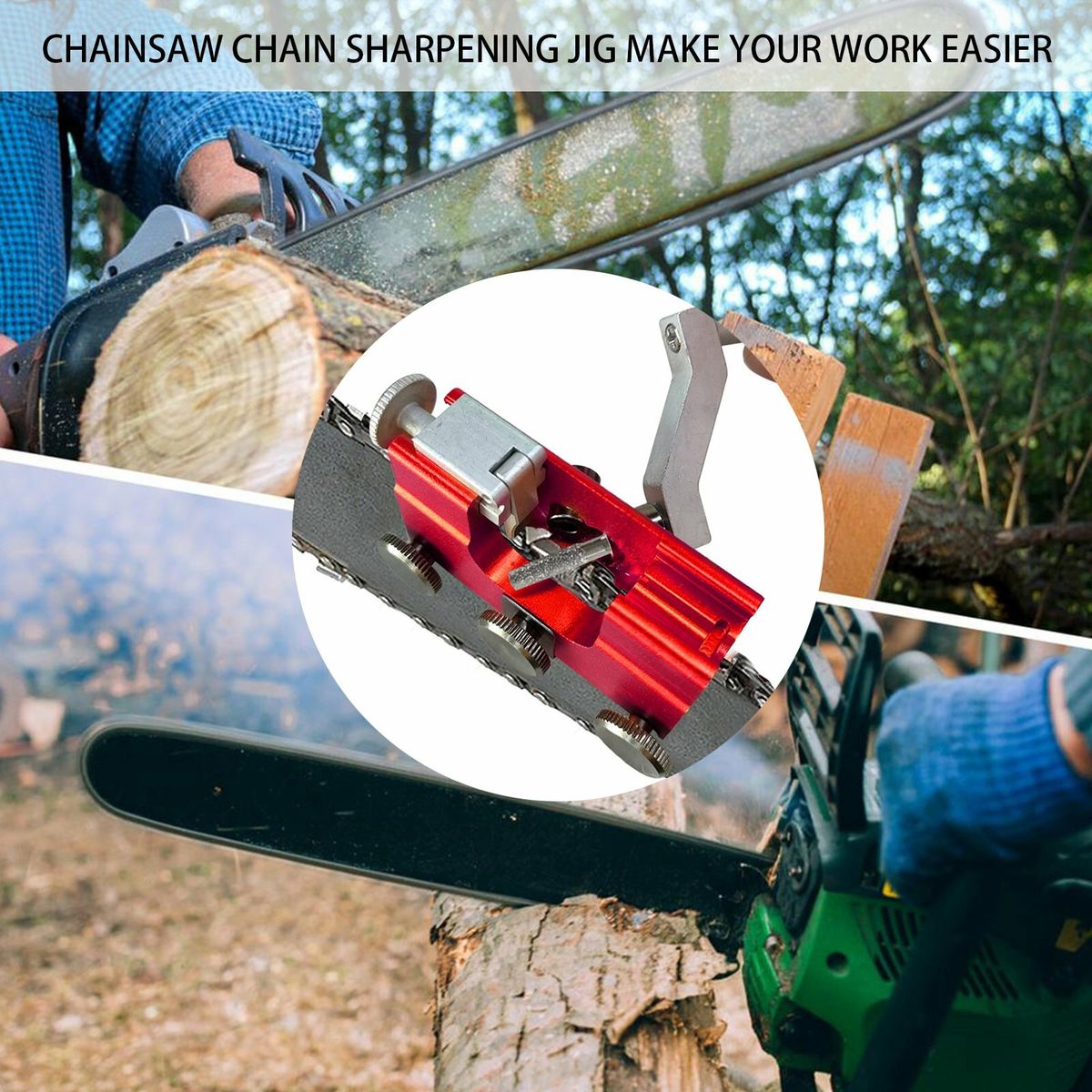 Aluminum Chainsaw Sharpener Portable Chain Saw Chain Saw