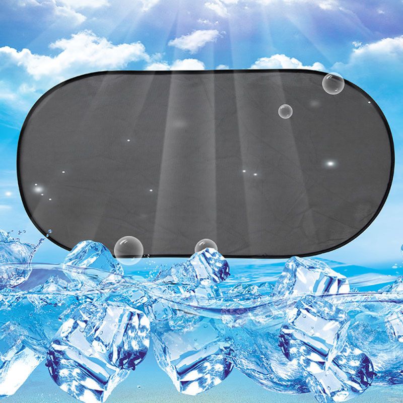 Car Rear Window Sun Visor Shade Cover Shield Sunshade-Black