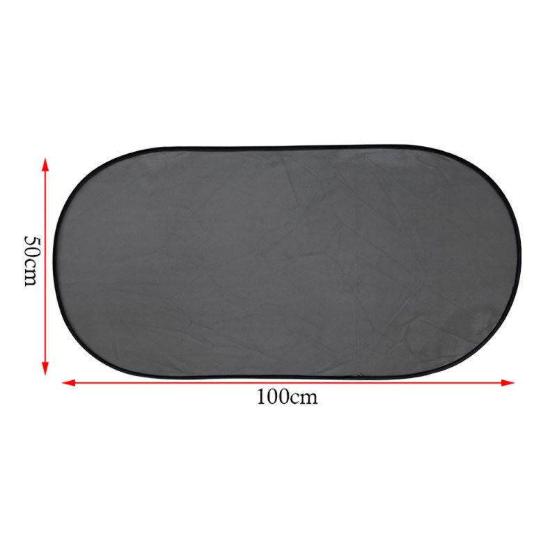 Car Rear Window Sun Visor Shade Cover Shield Sunshade-Black