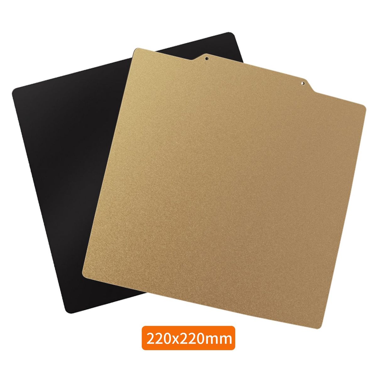 220x220mm Double Sided PEI Surface Removable Flexible Spring Steel Sheet Bed Plate and Magnetic Sticker Base 3D Printer Accessories Compatible with Geeetech A10M A10T Artillery Genius ANYCUBIC Mega-S Mega Pro Mega Zero 2.0 An