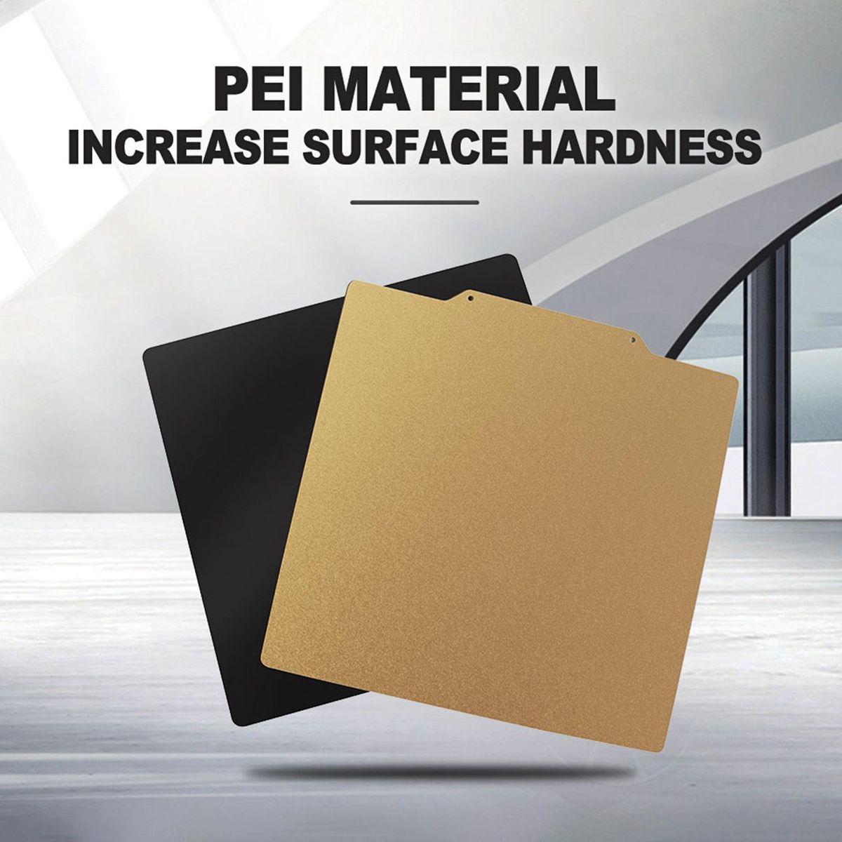 220x220mm Double Sided PEI Surface Removable Flexible Spring Steel Sheet Bed Plate and Magnetic Sticker Base 3D Printer Accessories Compatible with Geeetech A10M A10T Artillery Genius ANYCUBIC Mega-S Mega Pro Mega Zero 2.0 An