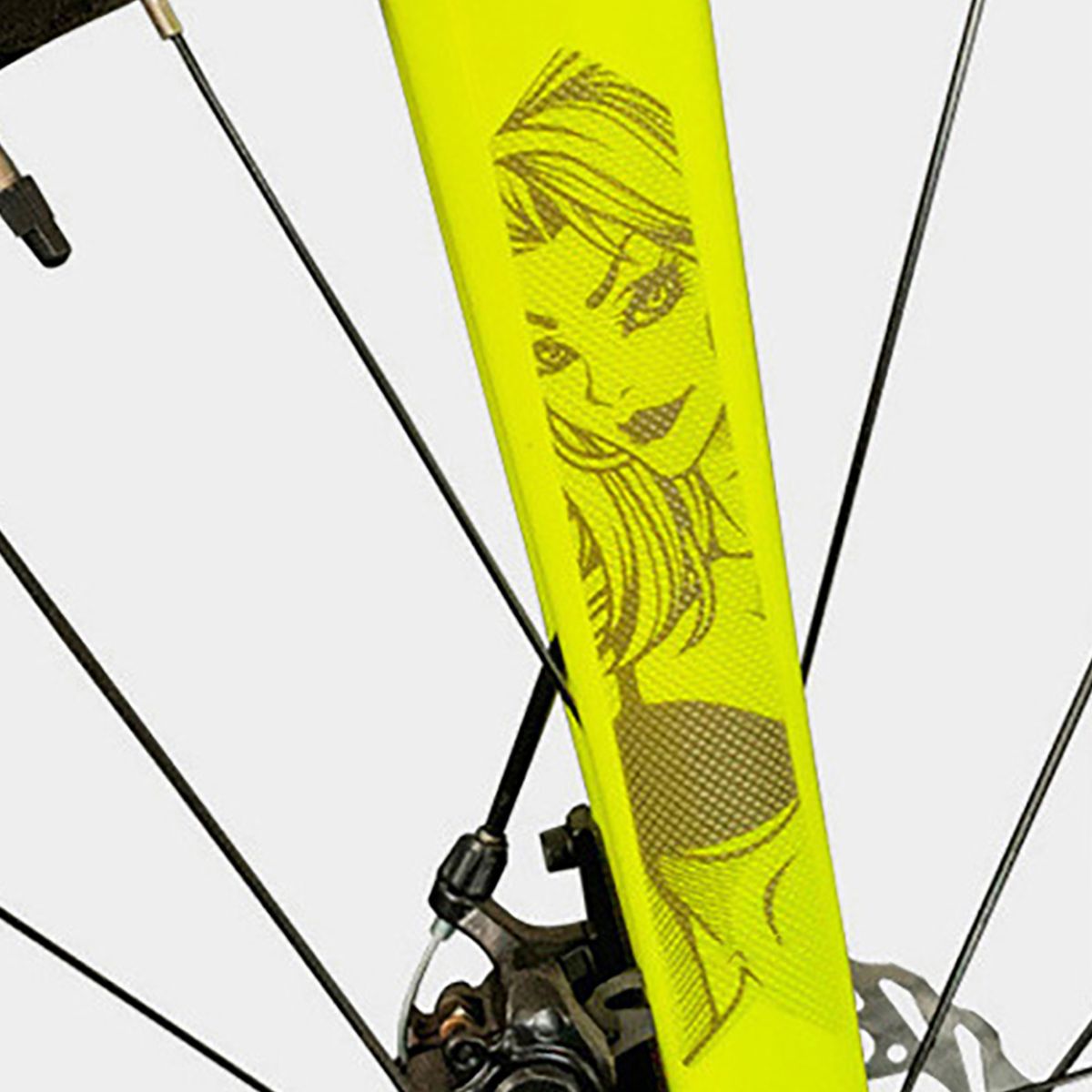 10pcs/set 3d Beauty/gorilla/wolf Pattern Mtb Bike Glue