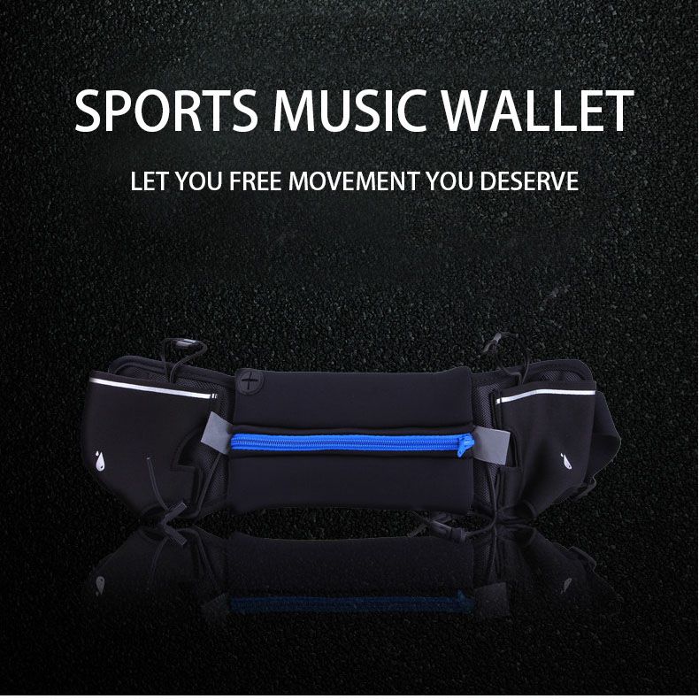Waist Belt Bum Bag Running Pouch With 500ml Water Bottles