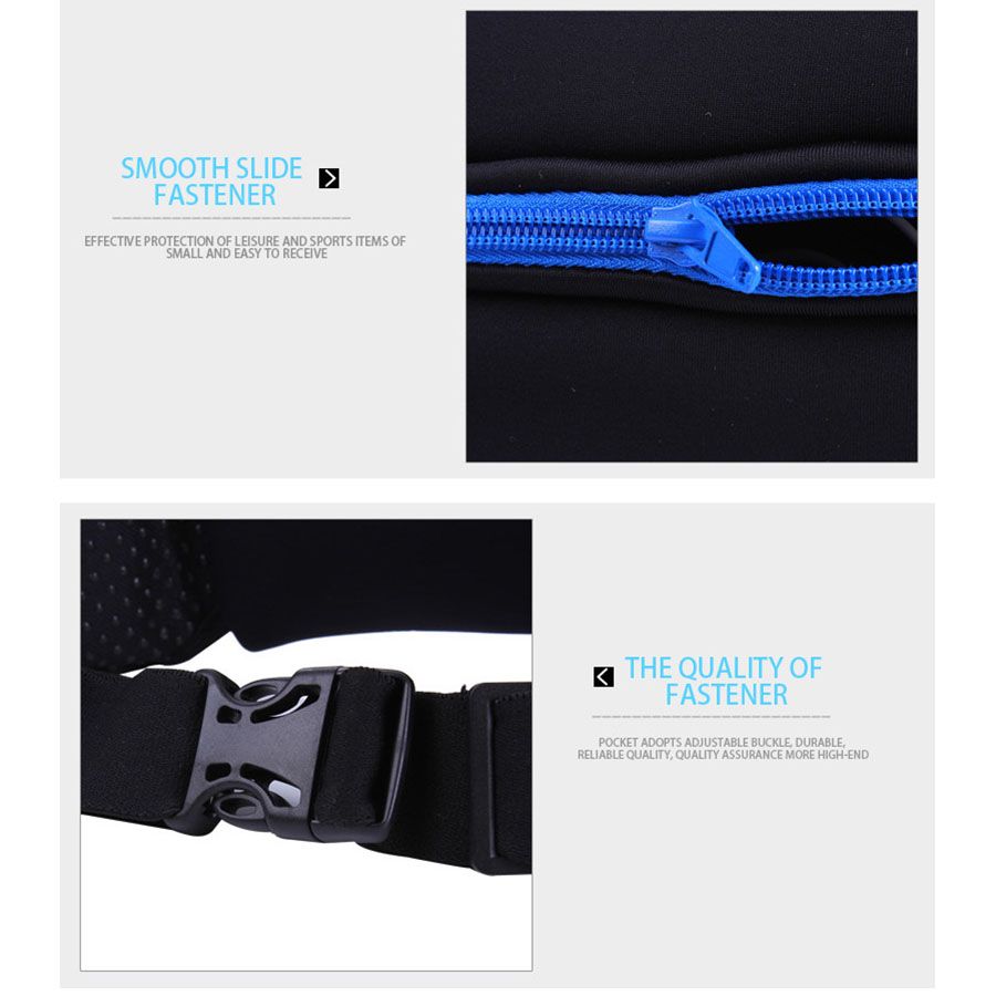 Waist Belt Bum Bag Running Pouch With 500ml Water Bottles