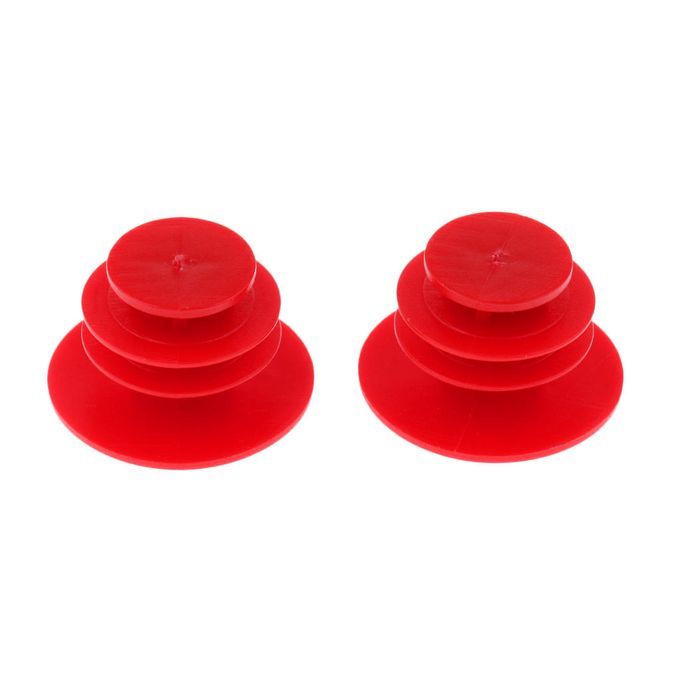 Bike Bicycle Handlebar End Plugs Bar Grip Plugs Handlebar Bar   Red
