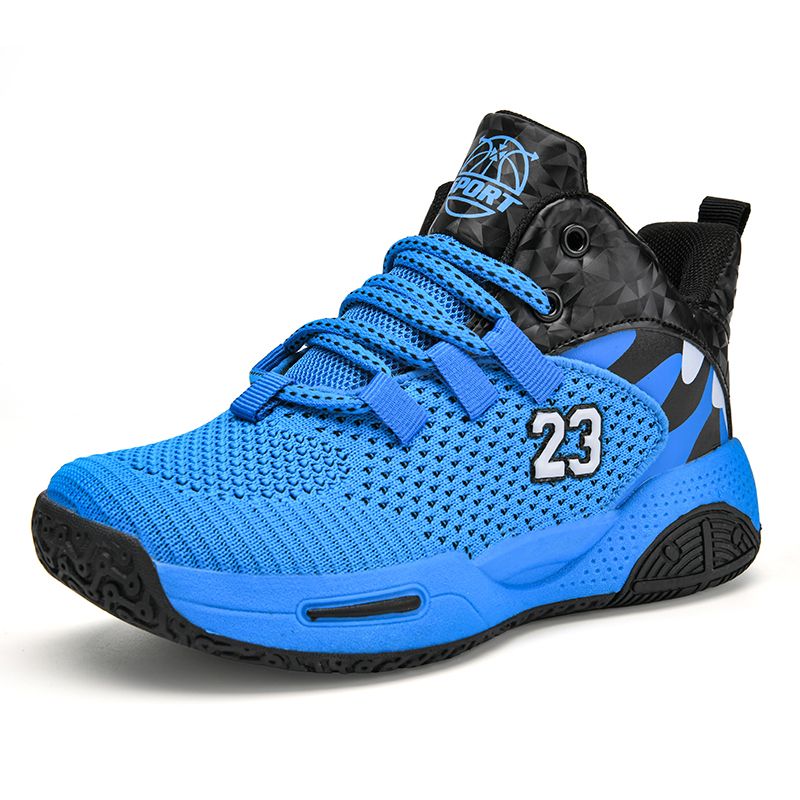Boys Basketball Shoes Breathable Anti Slip Sports Trainers