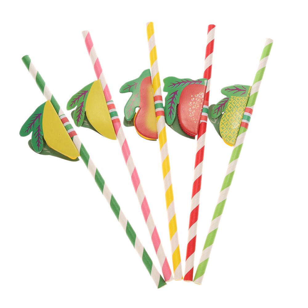 50pcs/set Excellent Amazing 3D Cute Fruits Food Grade Paper