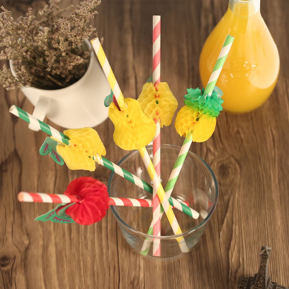 50pcs/set Excellent Amazing 3D Cute Fruits Food Grade Paper