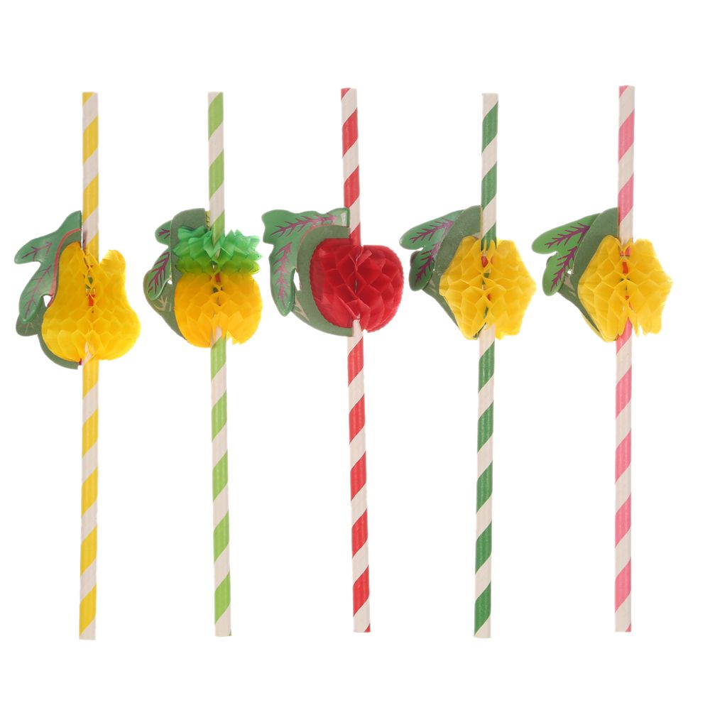 50pcs/set Excellent Amazing 3D Cute Fruits Food Grade Paper