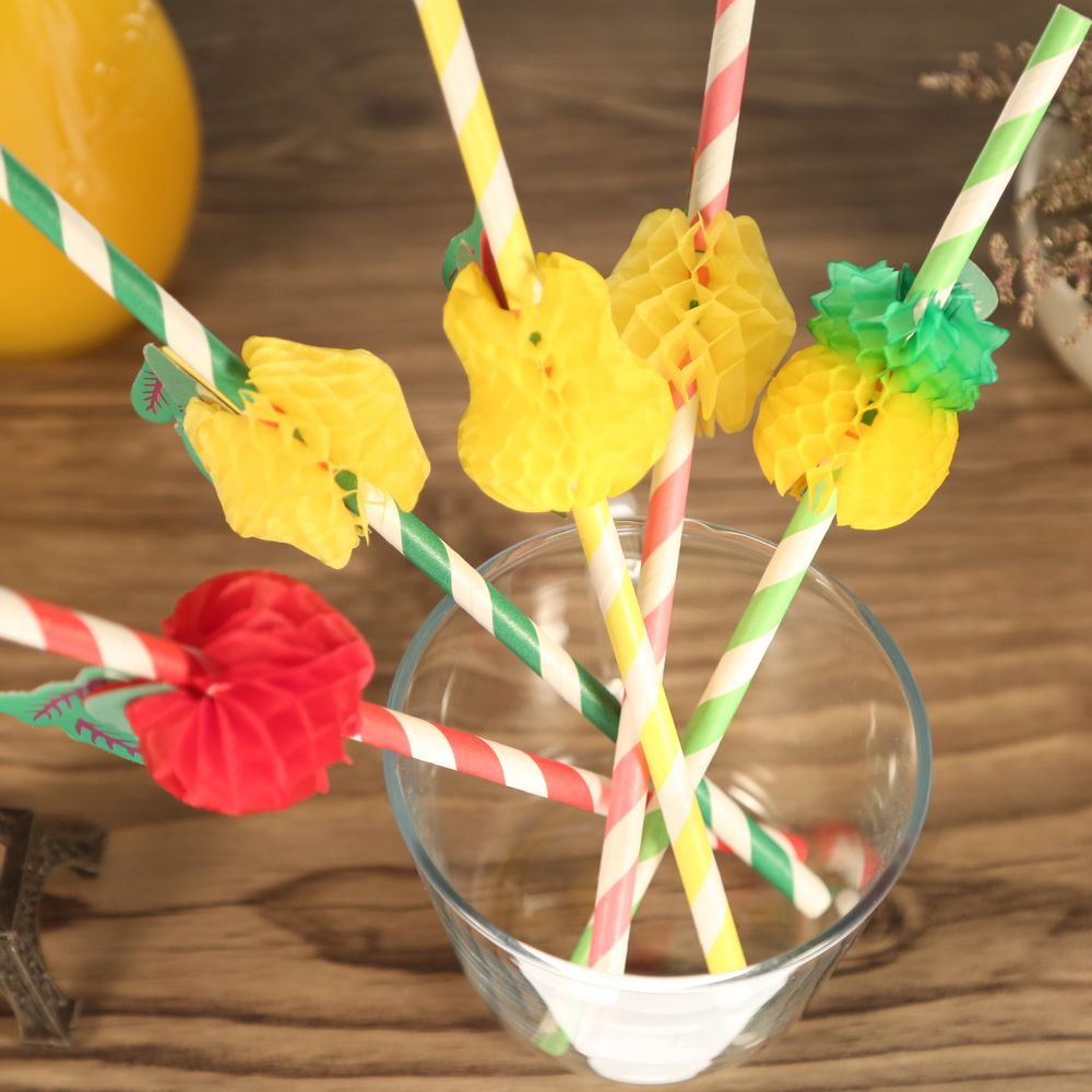 50pcs/set Excellent Amazing 3D Cute Fruits Food Grade Paper