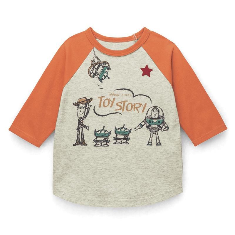 Boys And Girls Baby's Top Cotton Cropped Sleeves T-Shirt Cartoon Thousand Fun Spring And A