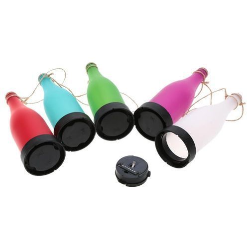 5pcs LED Solar Wine Bottle Lights Garden Light Hanging Lamp Rechargeable For Party Outdoor