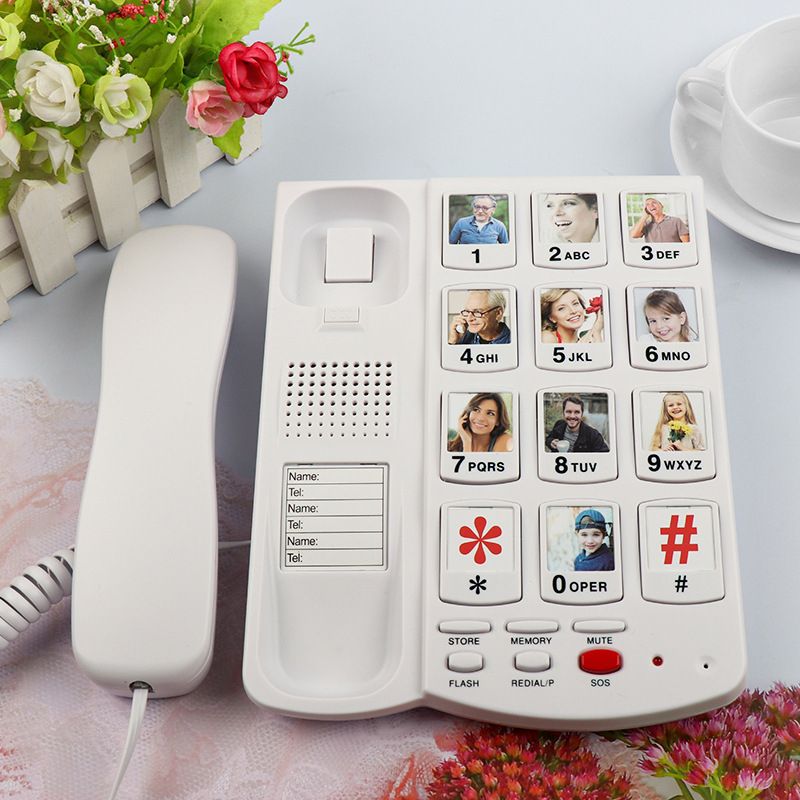 CHEETACT-258 Elderly Telephone Big Button Landline Big