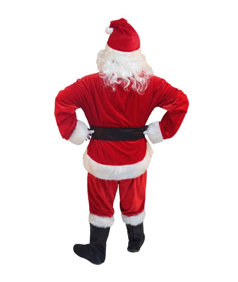 Christmas Adult Santa Claus Costume Cosplay Suit (Size M)