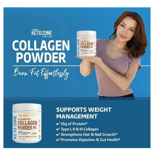 Collagen Powder 630Grm Healthy Hair, Skin & Nail Growth Vanilla
