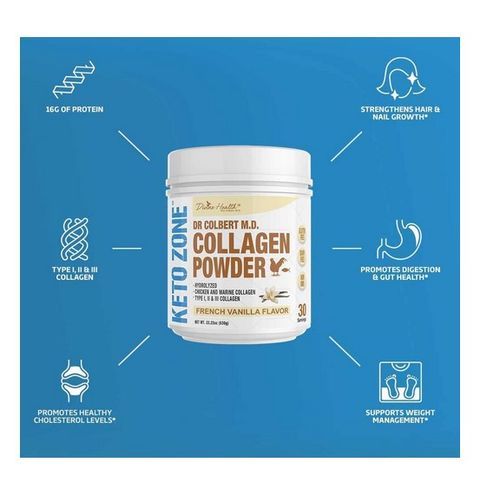 Collagen Powder 630Grm Healthy Hair, Skin & Nail Growth Vanilla
