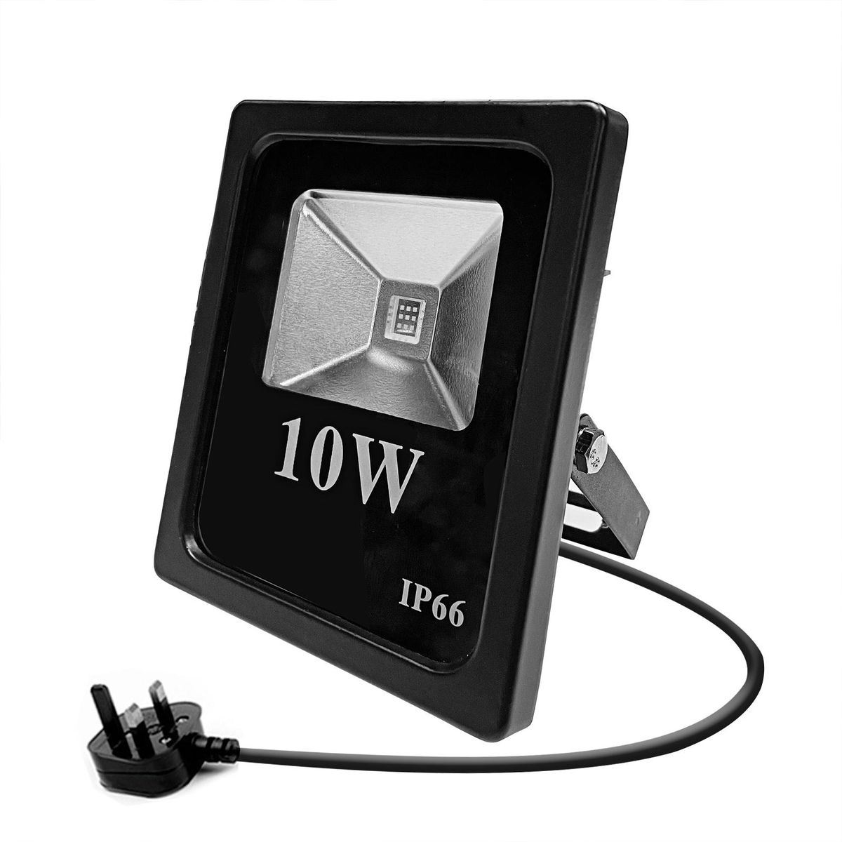 LED Black Light 10W Blacklight Flood Light with Plug IP66 Waterproof Outdoor Security Lights for Yard Garden Plant Growing Party Glow in The Dark Outdoor Decoration