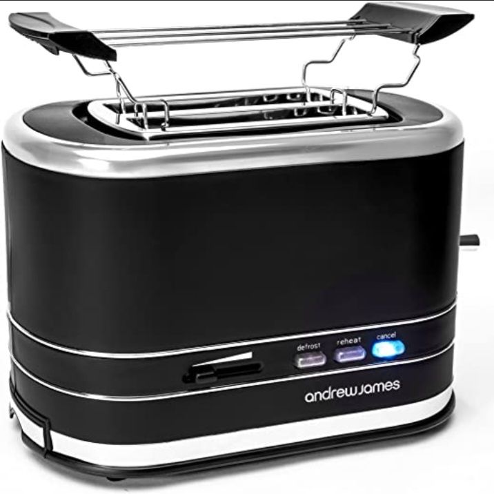 Lumiglo 1.7L Jug Kettle & 2 Slice Toaster With Warming Rack