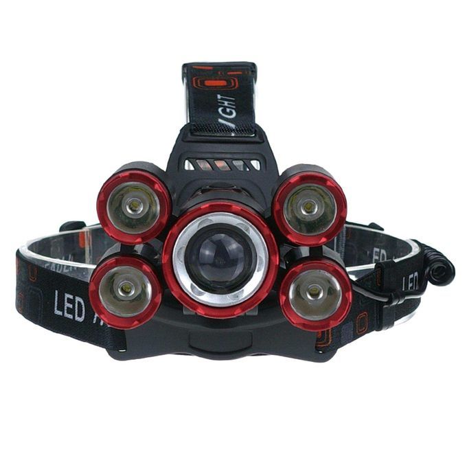Bright T6 LED  Zoomable Headlight  Hunting Walking Head