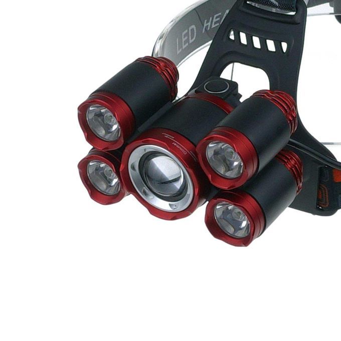 Bright T6 LED  Zoomable Headlight  Hunting Walking Head