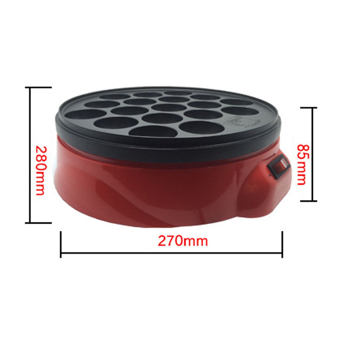 650W 18Hole Takoyaki Grill Pan Electric DIY Home Octopus Meat Ball Maker Plate