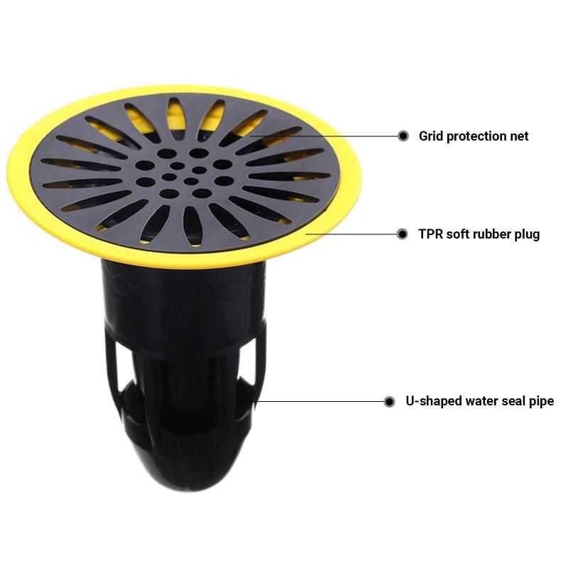 Shower Floor Drain Sewer Drainage Insert Plug Toilet