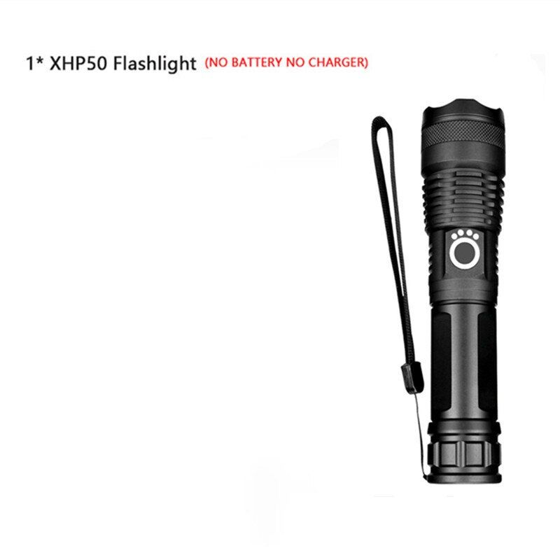 10000MAH XHP50 70 Powerful Flashlight 16-core Brightest