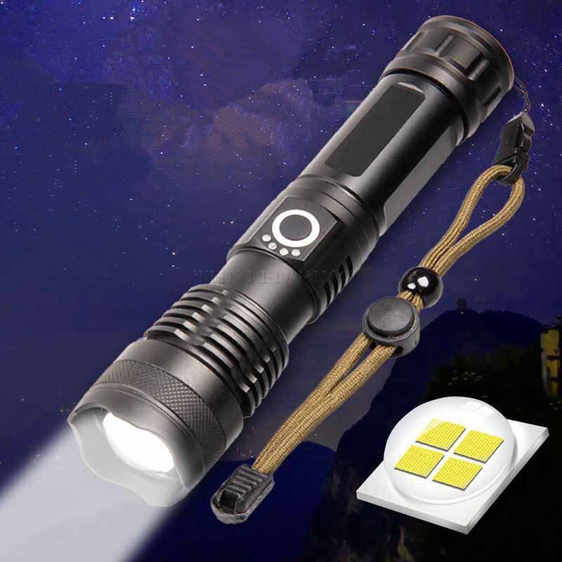 10000MAH XHP50 70 Powerful Flashlight 16-core Brightest