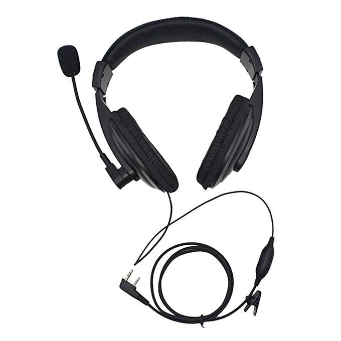 2x Professional Noise Cancelling Overhead Headphones For 2Pin Baofeng