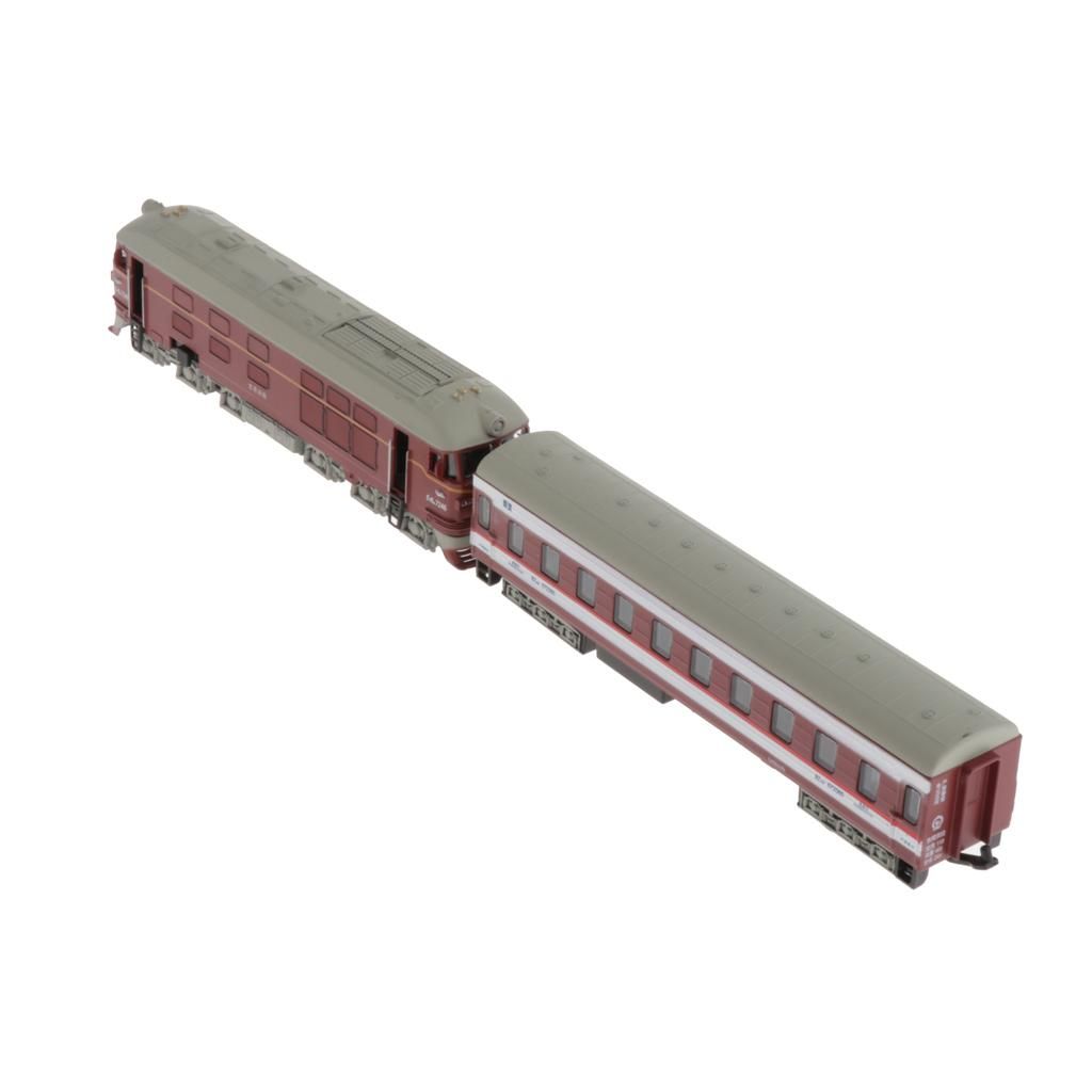 1:87 Simulated Train Locomotive Toy Model Red