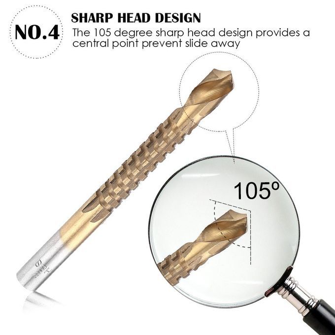 6Pcs Countersink Drill Bit Power Tools