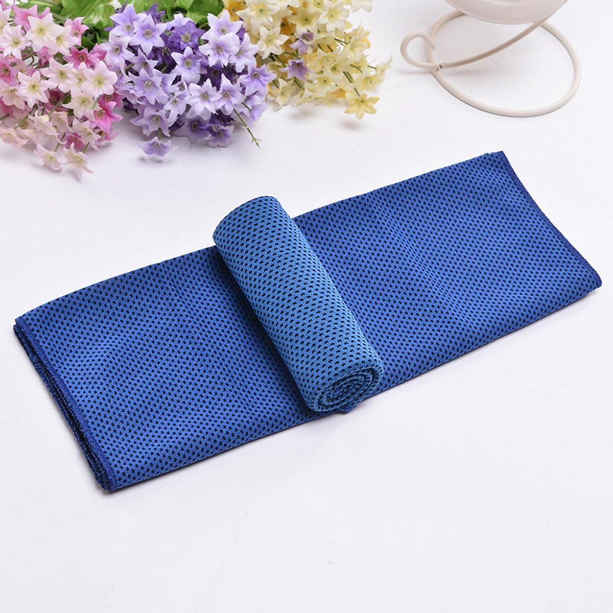 Towel Outdoor Sports Cold Feeling Towel Royal Blue