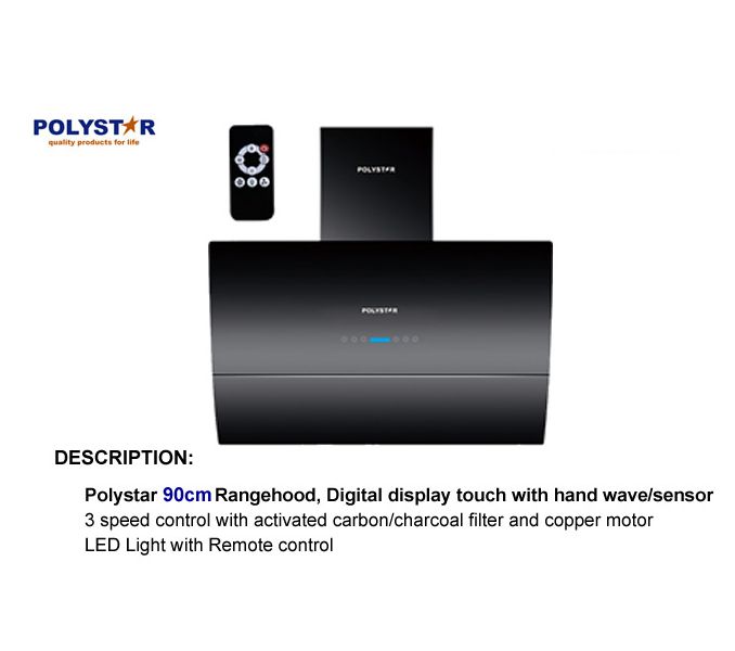 Digital 900mm Rangehood With Hand Wave Sensor