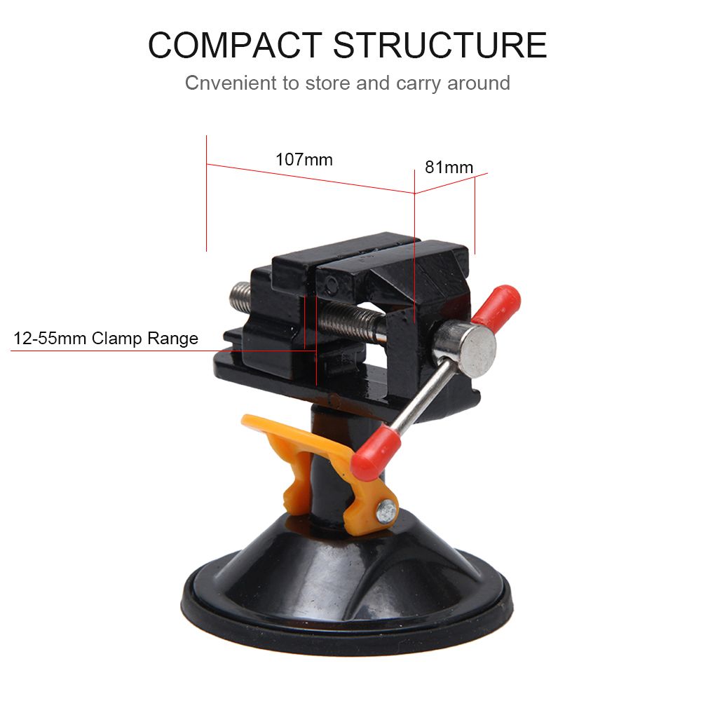 Mini Suction Vise Clamp Bench Clamp Universal Table Vise