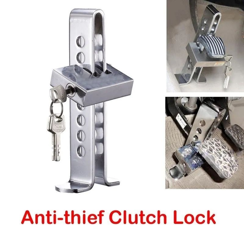Anti Theft Car Brake Clutch Pedal Lock Alloy Steel Security For Cars, Truck Etc