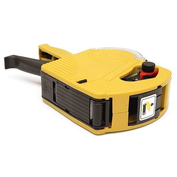 MX-5500 EOS 8 Digits Price Tag Labeler +5000 White W/Red Lines Labels +1 Ink - Intl Yellow