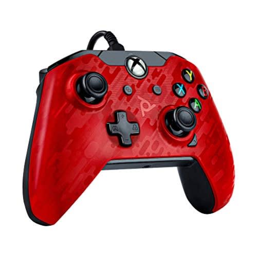 Gaming Wired Controller For Xbox One / Series X|s / Windows -Phantasm Red